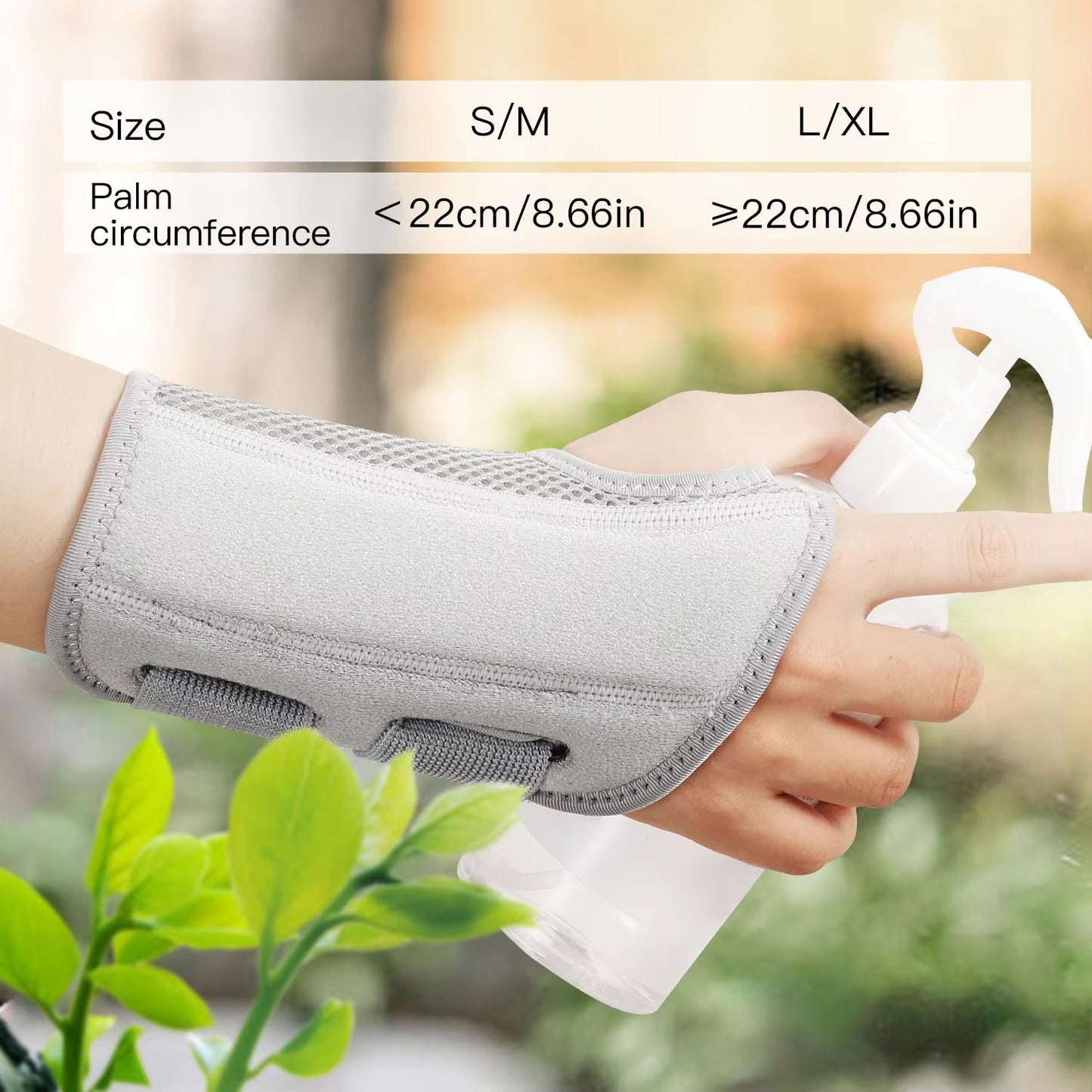 Adjustable Thumb  Wrist Support Brace With Dual Straps  Relief For Tendonitis And Strain 5