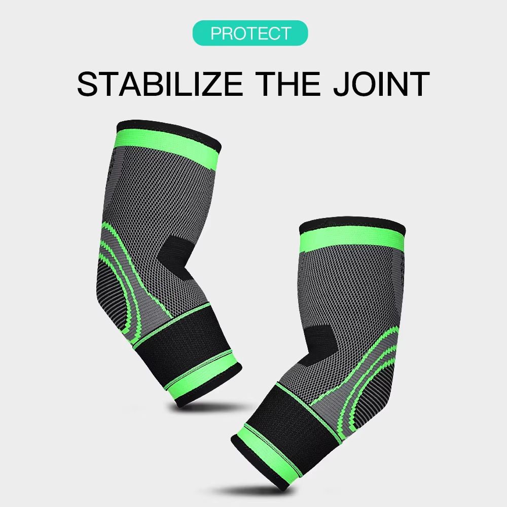 Elastic Elbow Support Compression Sleeve Sweat Wicking Protective Pad 2