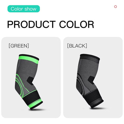 Elastic Elbow Support Compression Sleeve Sweat Wicking Protective Pad 3