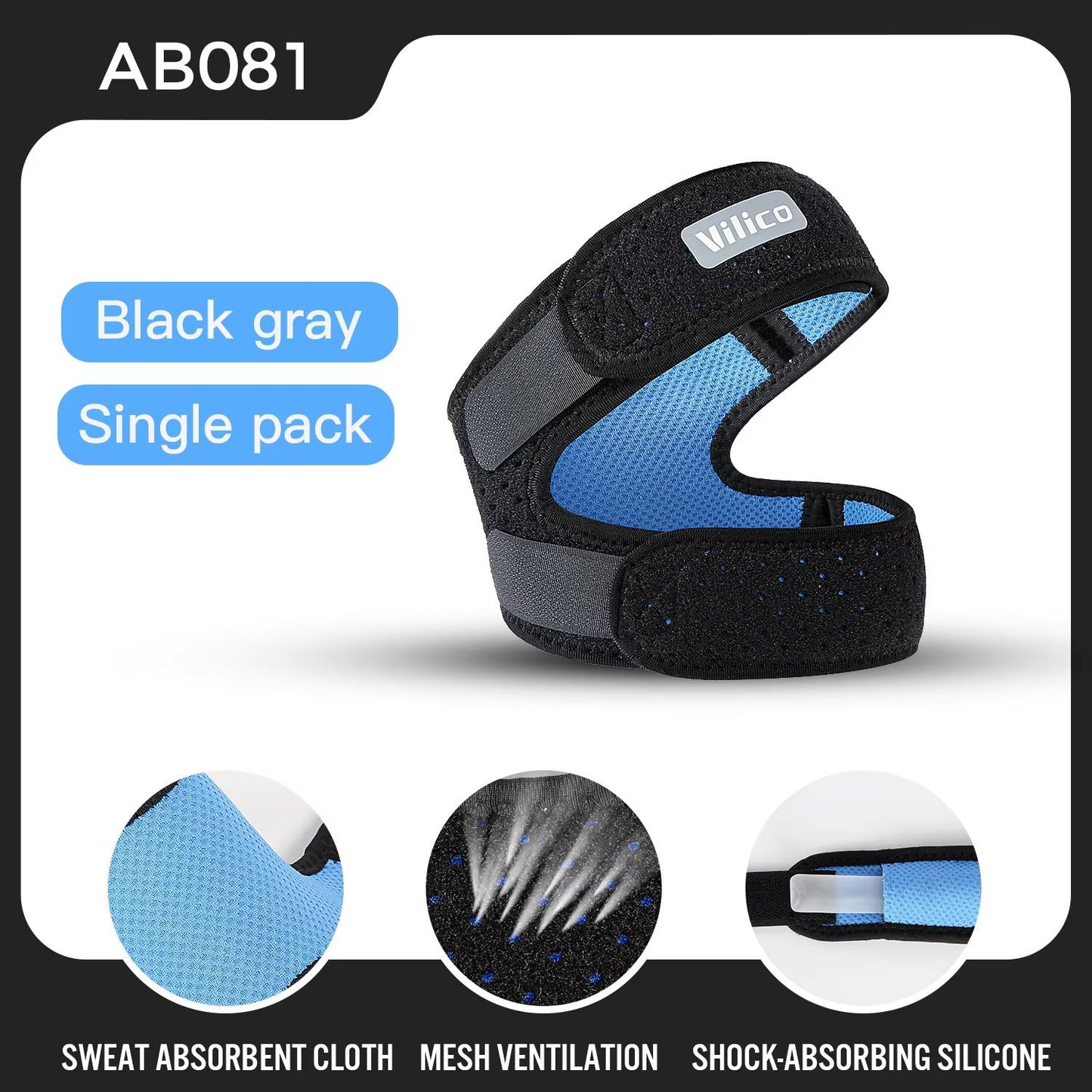 Adjustable IT Band Compression Wrap For Knee Thigh  Hip Support 9
