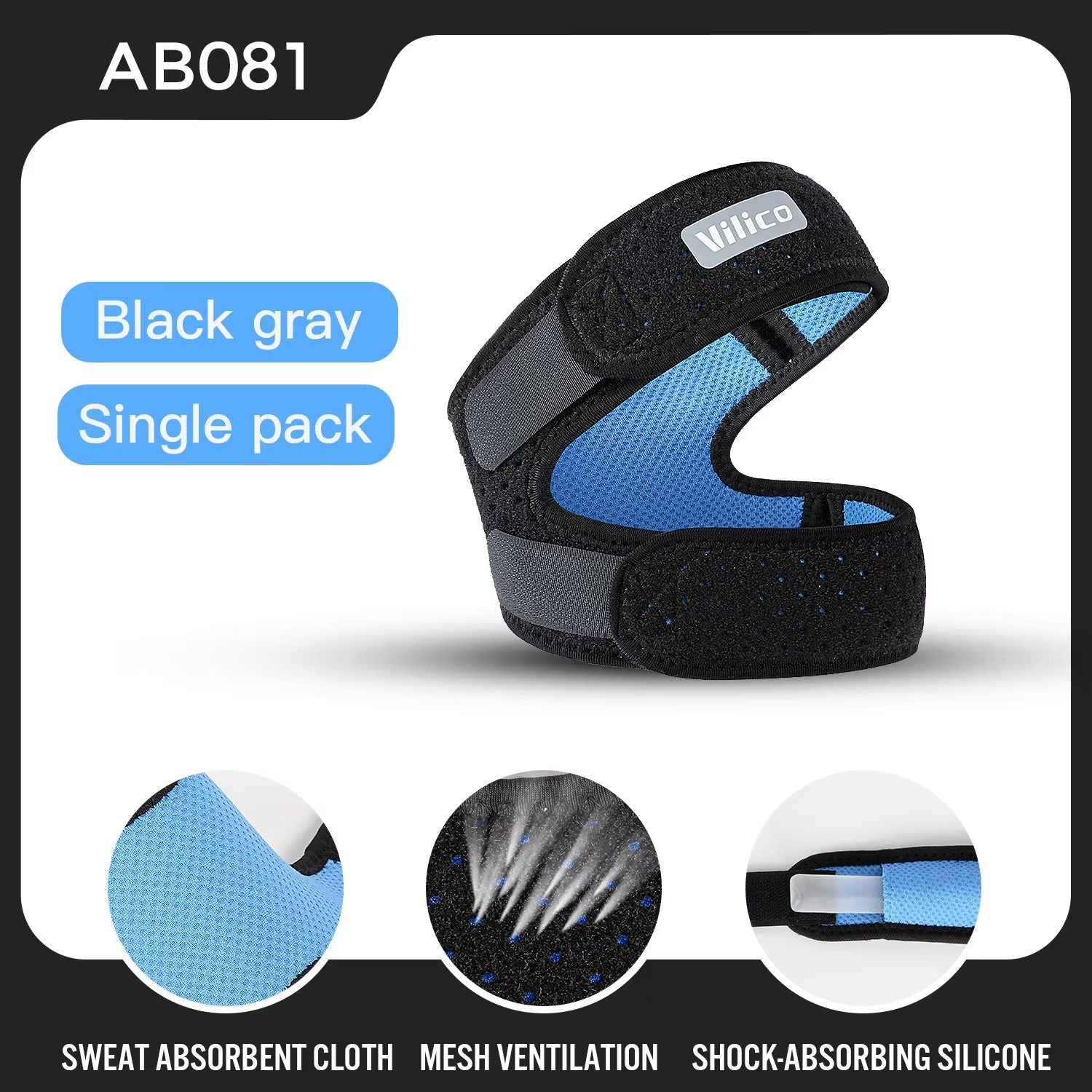 Adjustable IT Band Compression Wrap For Knee Thigh  Hip Support 9