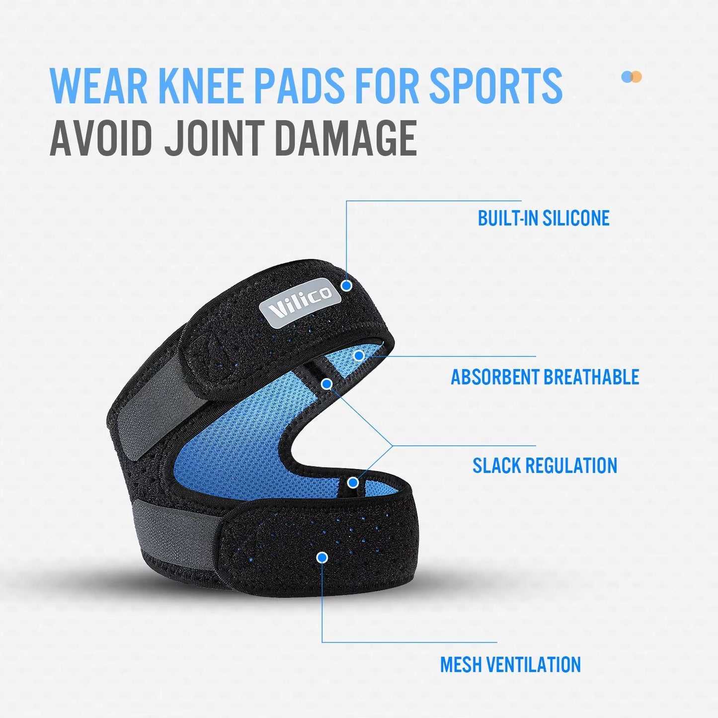Adjustable IT Band Compression Wrap For Knee Thigh  Hip Support 3