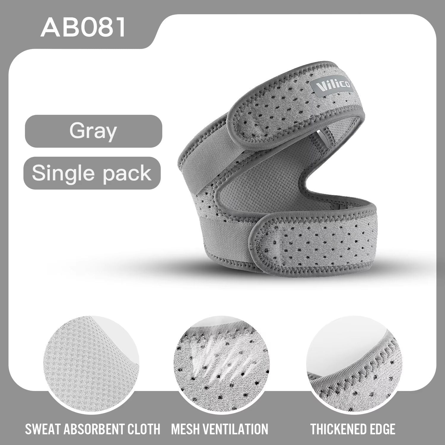 Adjustable IT Band Compression Wrap For Knee Thigh  Hip Support 6