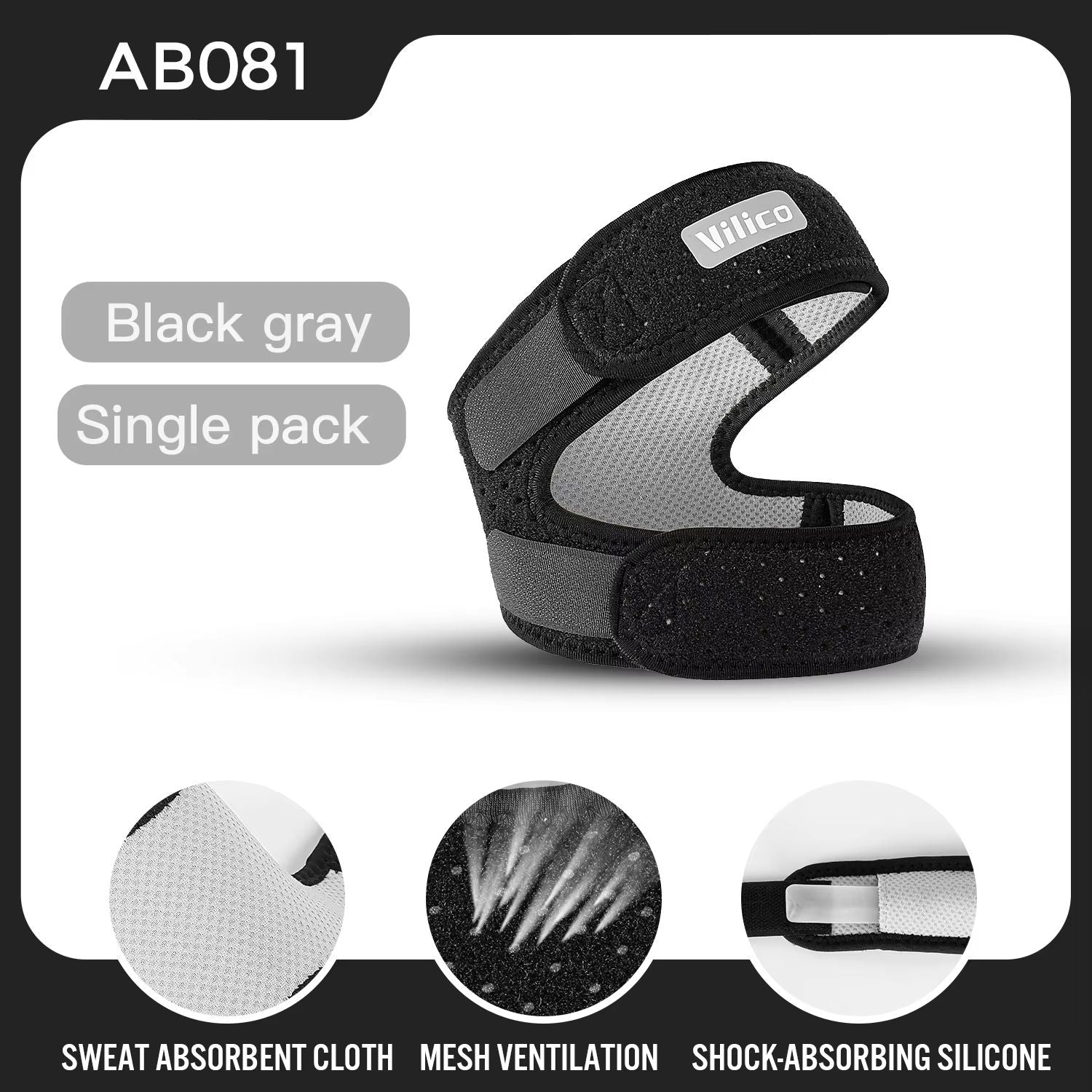 Adjustable IT Band Compression Wrap For Knee Thigh  Hip Support 7