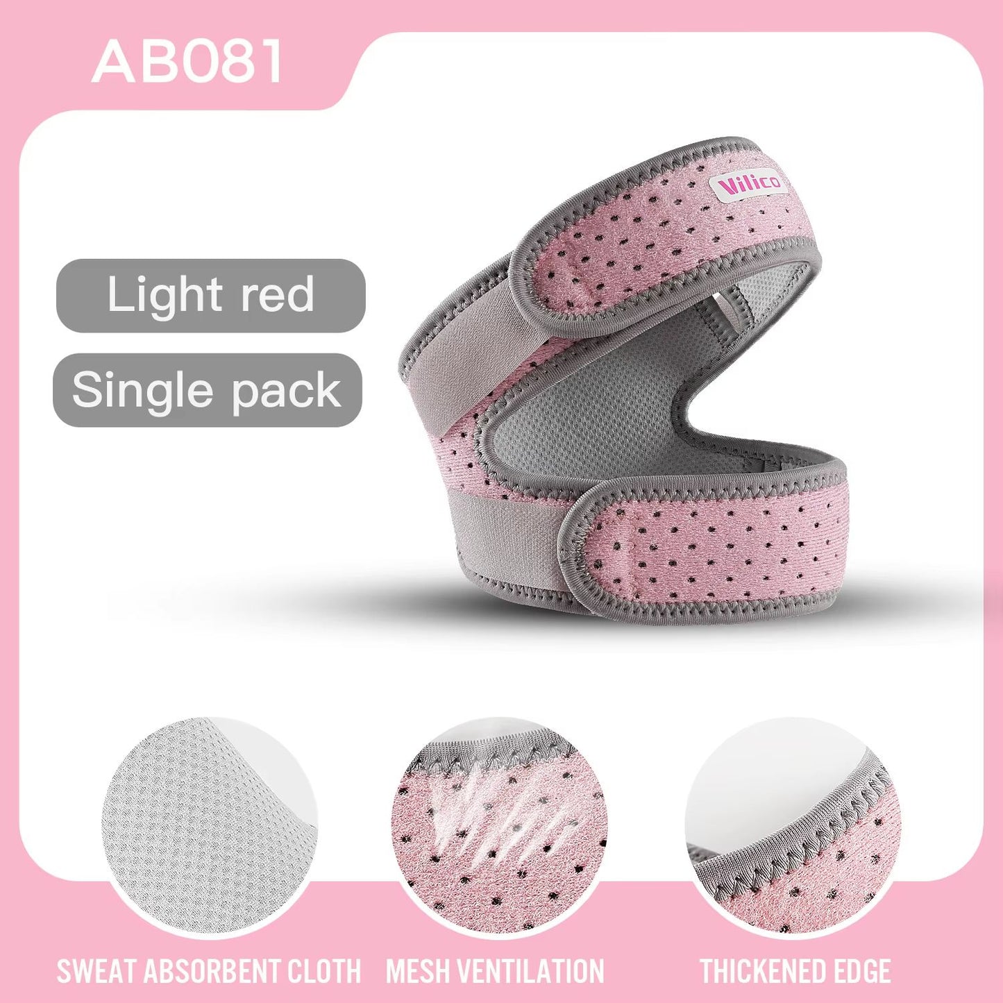 Adjustable IT Band Compression Wrap For Knee Thigh  Hip Support 8