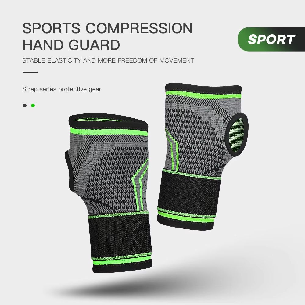Adjustable Wrist Brace With Palm Guard  Compression Support For Gym  Carpal Tunnel Relief 1
