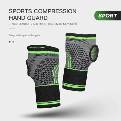 Adjustable Wrist Brace With Palm Guard  Compression Support For Gym  Carpal Tunnel Relief 1