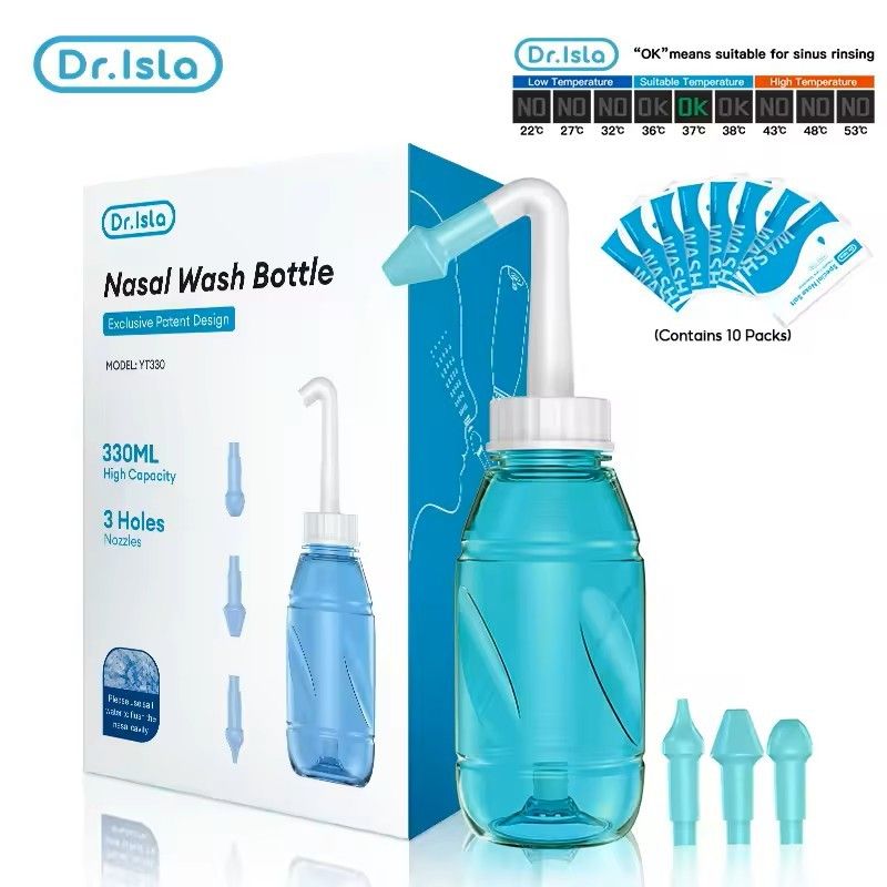 330ml Nasal Wash Bottle For Sinus Cleaning And Allergy Relief Nose Irrigator For Adults And Kids 8