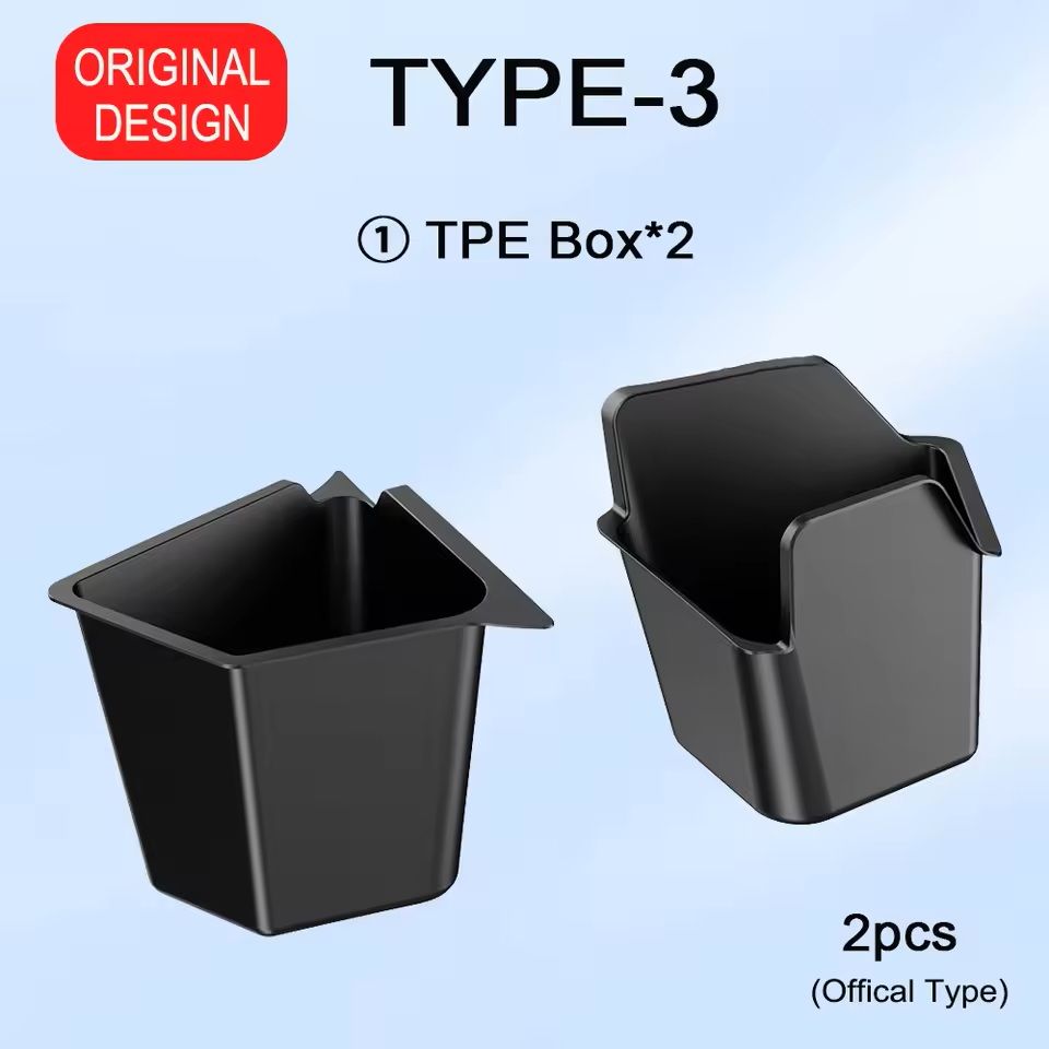 JuniperFit Trunk Organizer  Side Storage Box With Flocked TPE Mat For Tesla Model Y 20202025 11
