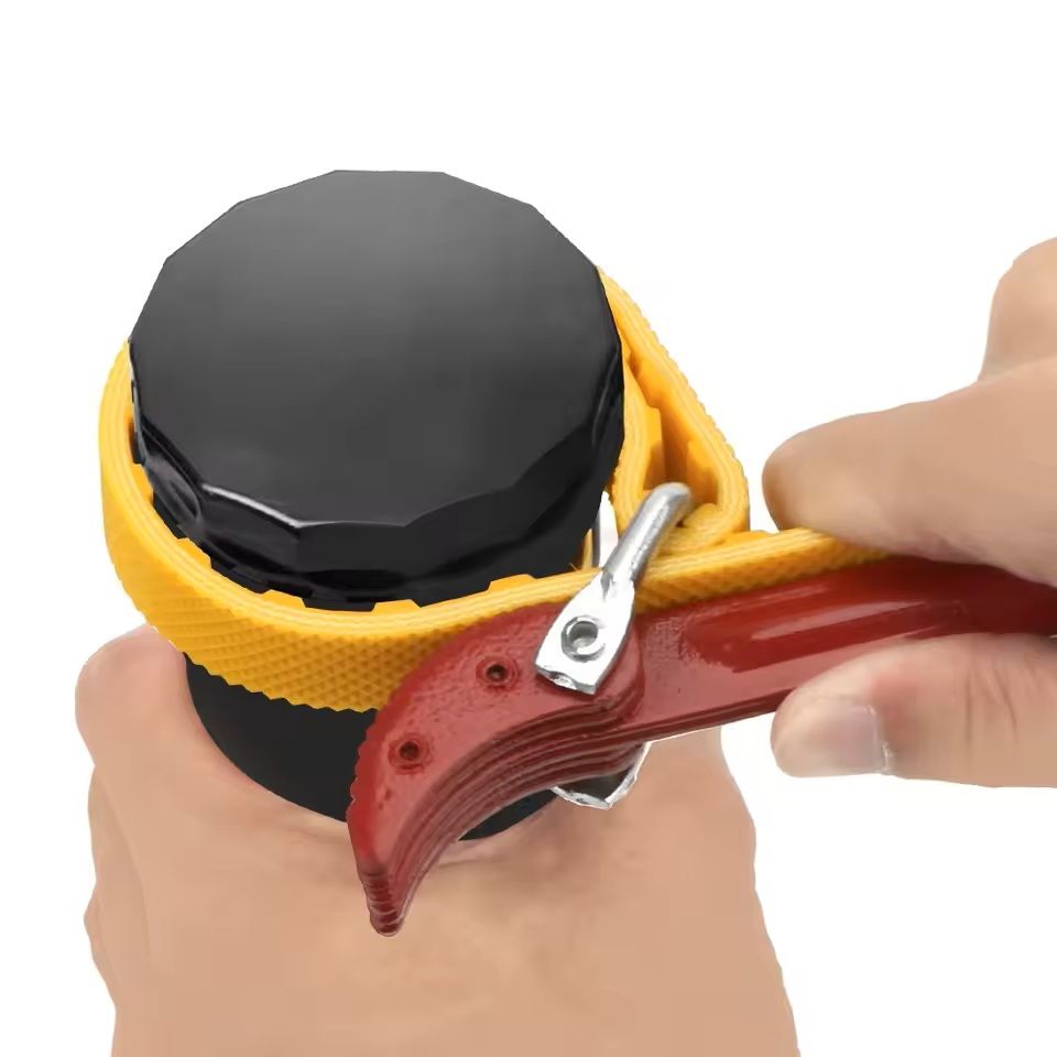 FlexGrip Adjustable Oil Filter Strap  Chain Wrench Tool 2