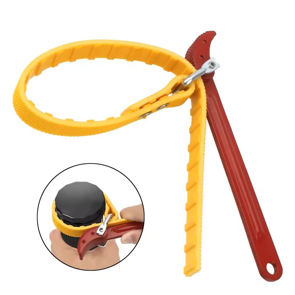 FlexGrip Adjustable Oil Filter Strap  Chain Wrench Tool 3