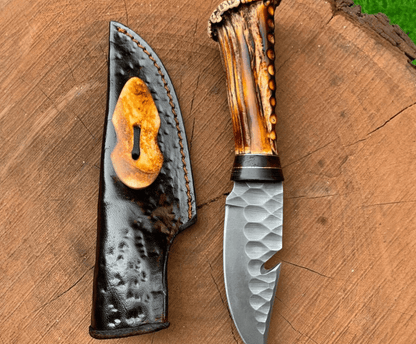 Buy Now Hand Forged Carbon Steel Skinner Knife