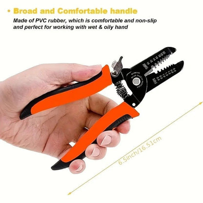 ProWire Master Electrician MultiFunction Stripper  Crimper Tool 4