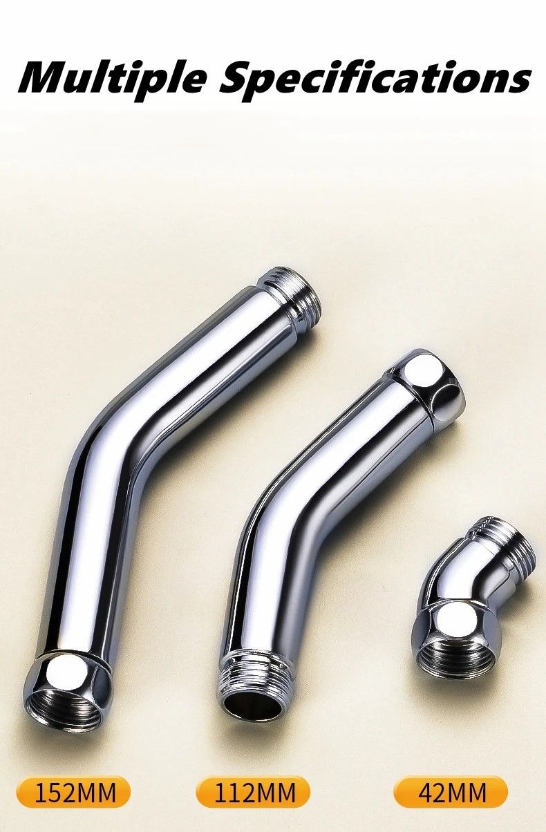 AdjustaTilt Premium Shower Arm Elbow  Universal 135 Angle Adapter For Handheld  TopSpray Heads 2