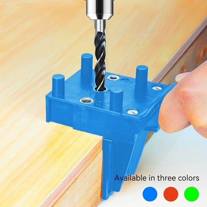 Precision Corner Drill Guide  Locator  StraightHole Woodworking Clamp With BuiltIn Drilling Guide 1