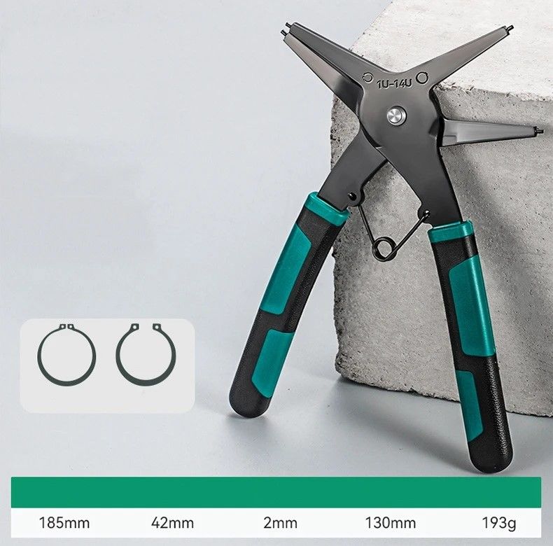 PrecisionMulti SnapRing  Circlip Pliers  Internal  External Retaining Ring Tool 6