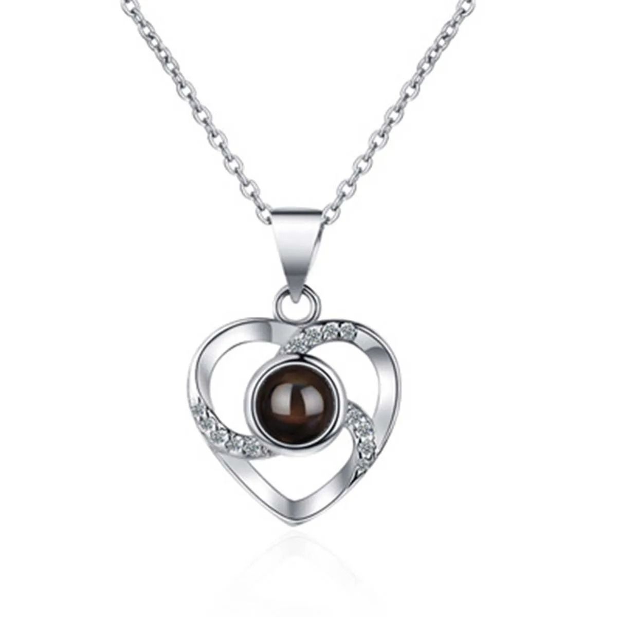 Elegant Flower Pendant Jewelry Set 5