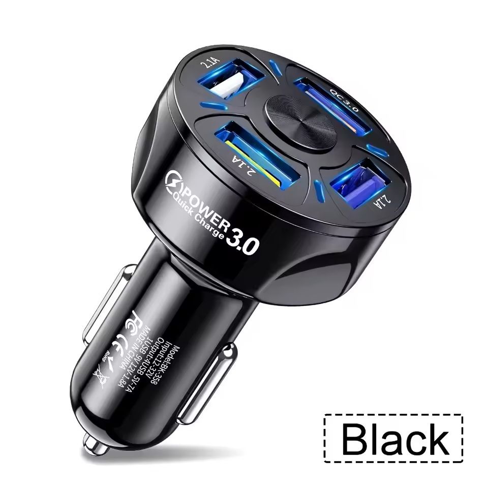 Dual USB Car Charger With LCD Voltmeter 31A For 12V 24V Vehicles 6