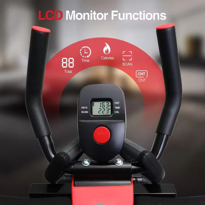 Dual Track Fitness Ab Machine Adjustable Home Ab Cruncher And Waist Trainer 4
