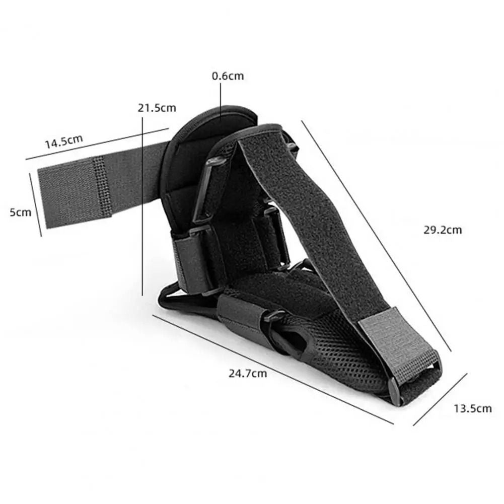 Plantar Fasciitis Night Splint Foot Drop Ankle Brace With Triple Buckle Support 5