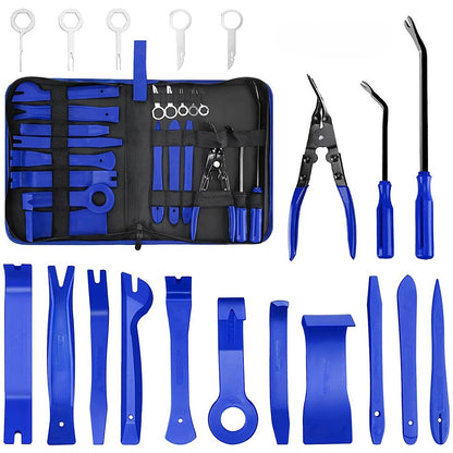 Fastener Remover Stereo Repair Tools, Car Trim Removal Tool Set Clip Pliers Hand held Disassembly Kit