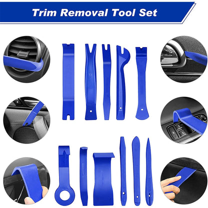 Fastener Remover Stereo Repair Tools Car Trim Removal Tool Set Clip Pliers Hand Held Disassembly Ki 1