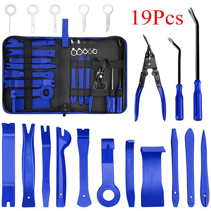 Fastener Remover Stereo Repair Tools Car Trim Removal Tool Set Clip Pliers Hand Held Disassembly Ki 8