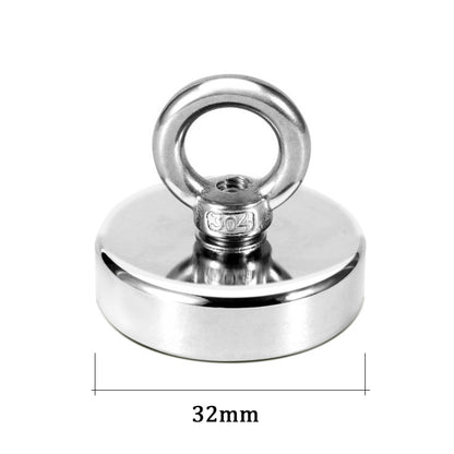 Super Strong Neodymium Fishing Magnets Heavy Duty Magnet With Countersunk Hole Eye Bolt For Salvage 7