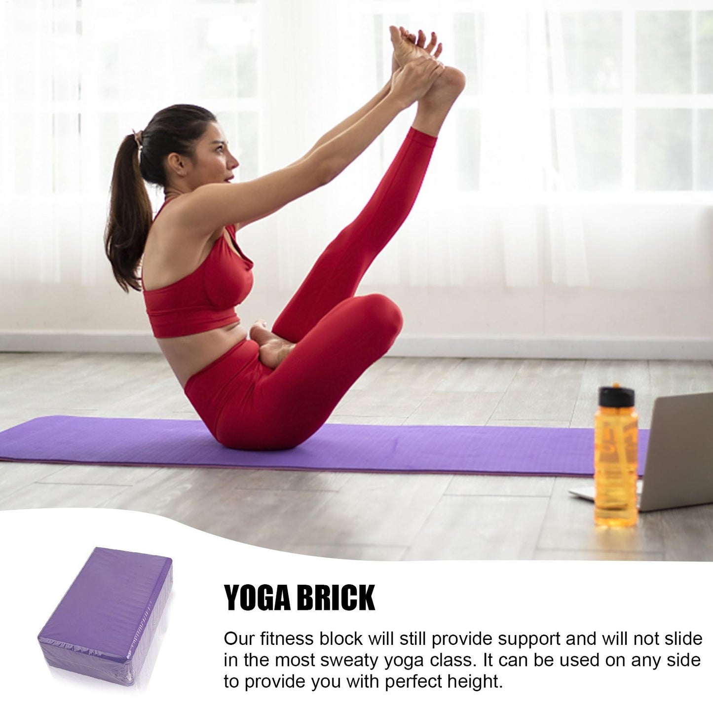 Brick Training Exercise, EVA Gym Blocks Foam, Yoga Auxiliary Tool, Fitness Equipment Dance, Stretching Body Shaping Yoga