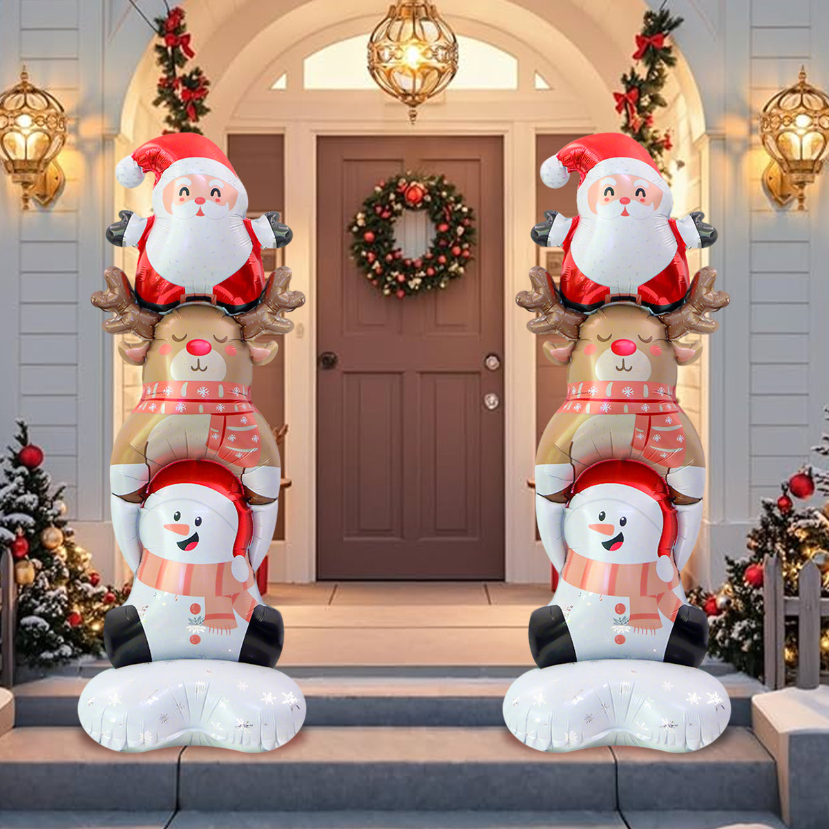 Standing Christmas Stacker Merry Christmas Decor Holiday Party Decorations Themed Party Decorations 2