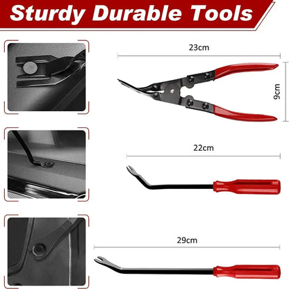 Auto Plastic Clips Puller Set Car Interior Trim Removal Tool Kit DIY Panel Disassembly Tools For Ca 3