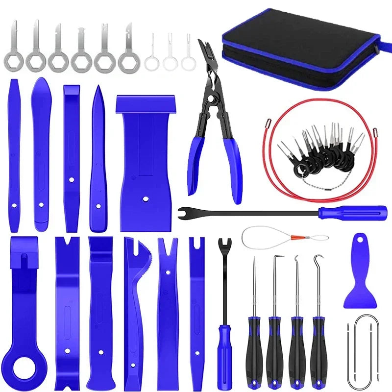 Auto Plastic Clips Puller Set Car Interior Trim Removal Tool Kit DIY Panel Disassembly Tools For Ca 6