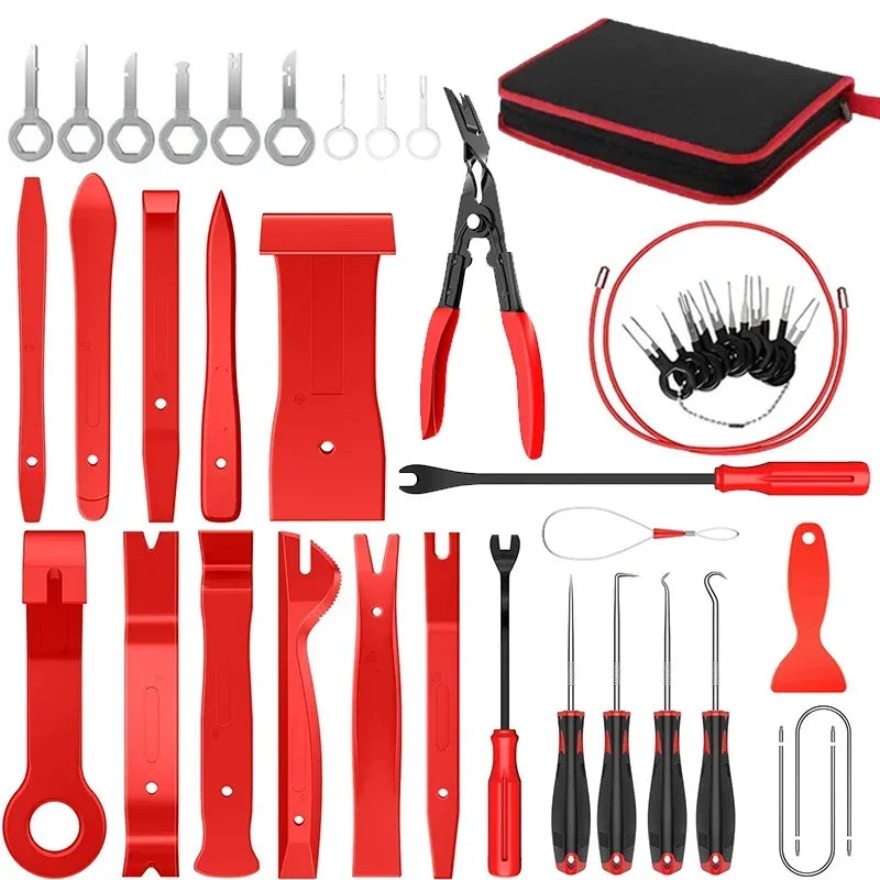Auto Plastic Clips Puller Set Car Interior Trim Removal Tool Kit DIY Panel Disassembly Tools For Ca 7