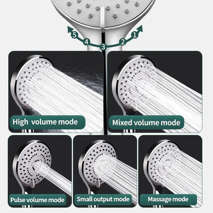 Bathroom Pressurised Hand Shower Universal Adaptation Nozzle Large Water Output Package Save Water  2