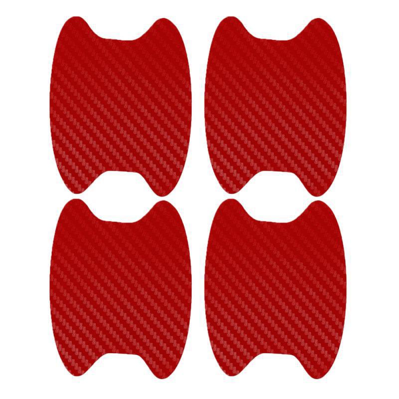 Car sticker protective film, carbon fiber handle wrist sticker, Handle sticker Car door handle, 4 car stickers kit