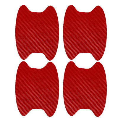 Car sticker protective film, carbon fiber handle wrist sticker, Handle sticker Car door handle, 4 car stickers kit