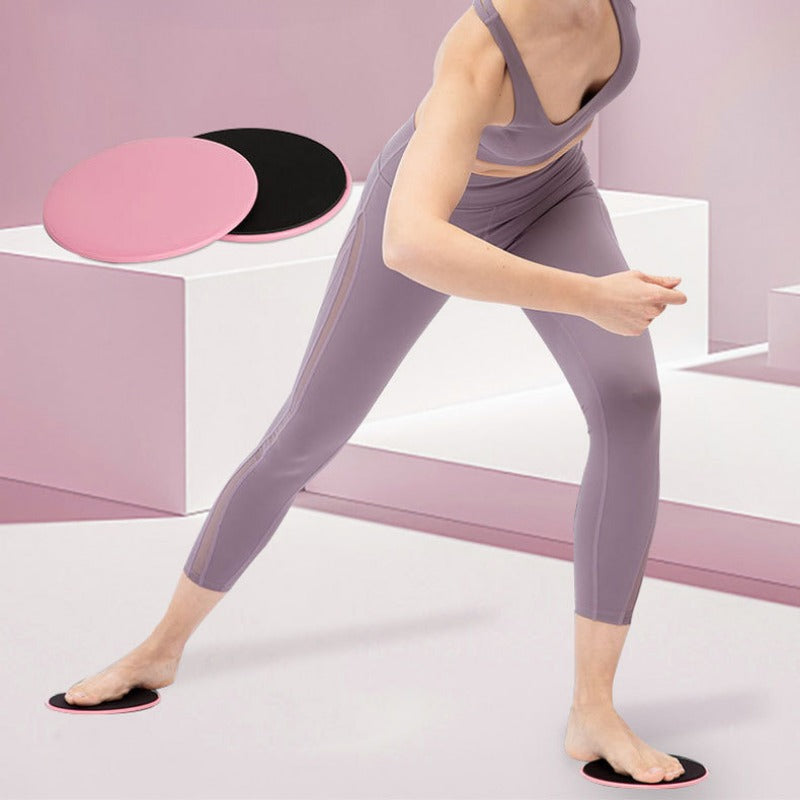 Pilates Equipment, Slide Plate Yoga for Feet, Yoga Accessories Yoga Blocks, Abs and Limb Coordination Slide Mat