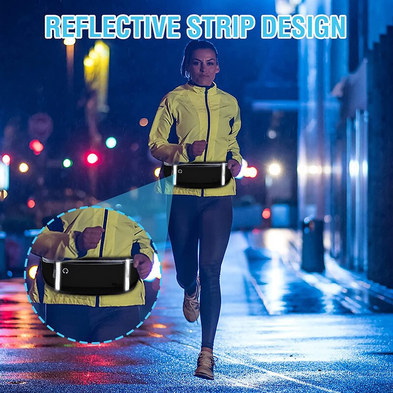 Sports Belt Pouch Mobile Phone Case, Professional Running Waist Bag, Men Women Running Pack, Hidden Pouch Gym Sports Bag