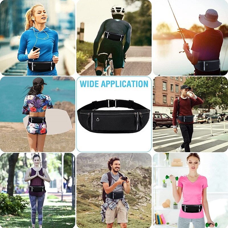 Sports Belt Pouch Mobile Phone Case, Professional Running Waist Bag, Men Women Running Pack, Hidden Pouch Gym Sports Bag