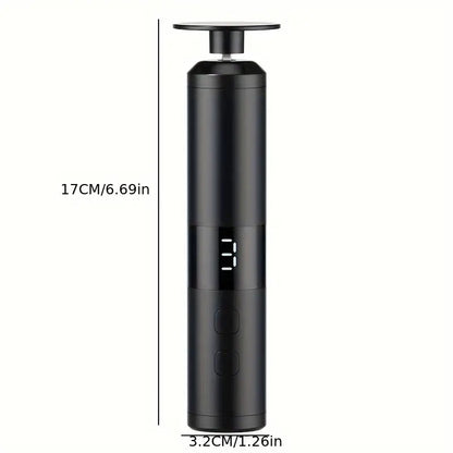 LCD display screen care tool, interchangeable heads set fast charging device with 3-speed adjustment for hand foot care