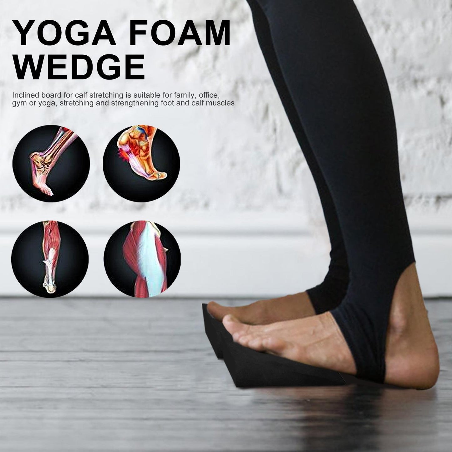 Pilates Wedge Squats Fitness Accessories, Slant Boards Exercise Yoga, Foam Yoga Wedge Stretch, Yoga Wedge Blocks EVA