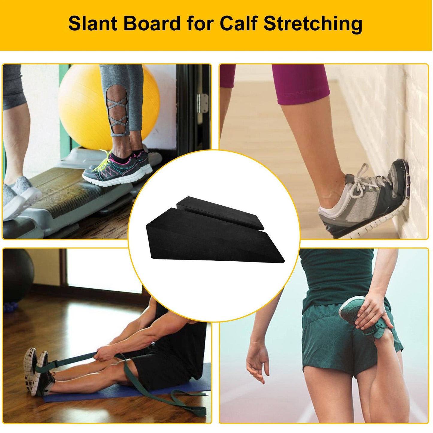 Pilates Wedge Squats Fitness Accessories, Slant Boards Exercise Yoga, Foam Yoga Wedge Stretch, Yoga Wedge Blocks EVA