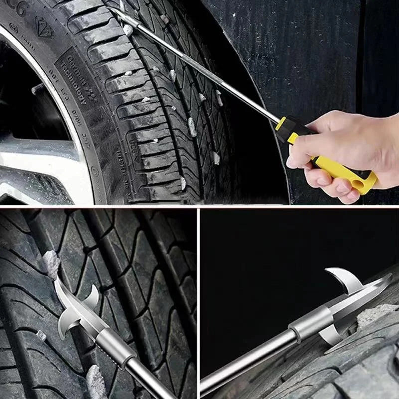 Car tire stone cleaning tool multifunctional tire stone cleaning hook stone picking device buckle picking hook removal