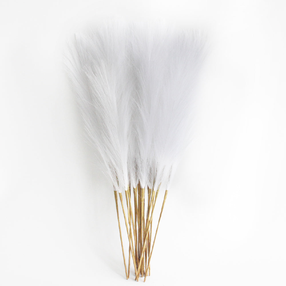 6PCS Artificial Pampas Fake Plant Reed Christmas Decoration Floral Table Arrange Flower Grass Decor 5