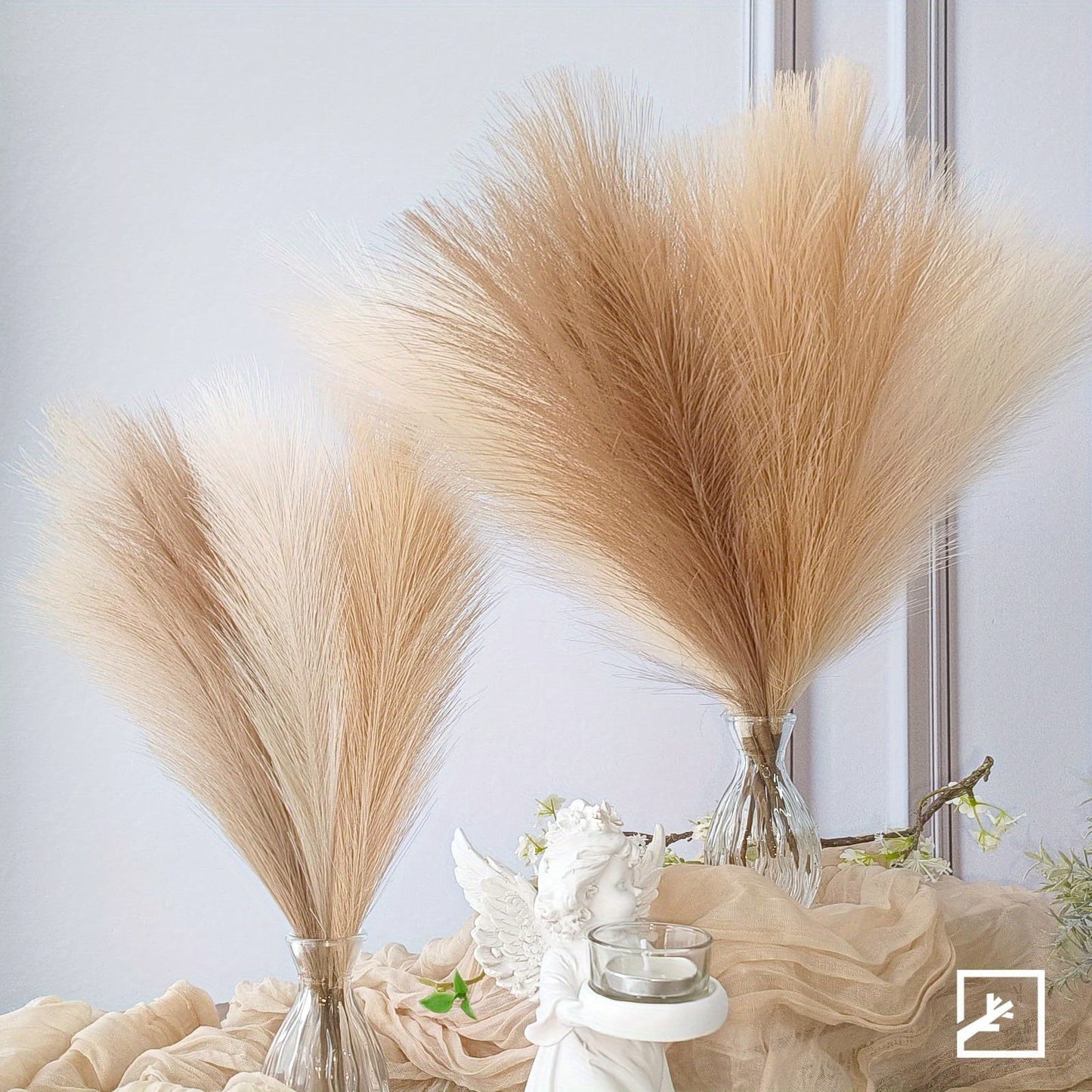 6PCS Artificial Pampas Fake Plant Reed Christmas Decoration Floral Table Arrange Flower Grass Decor 3