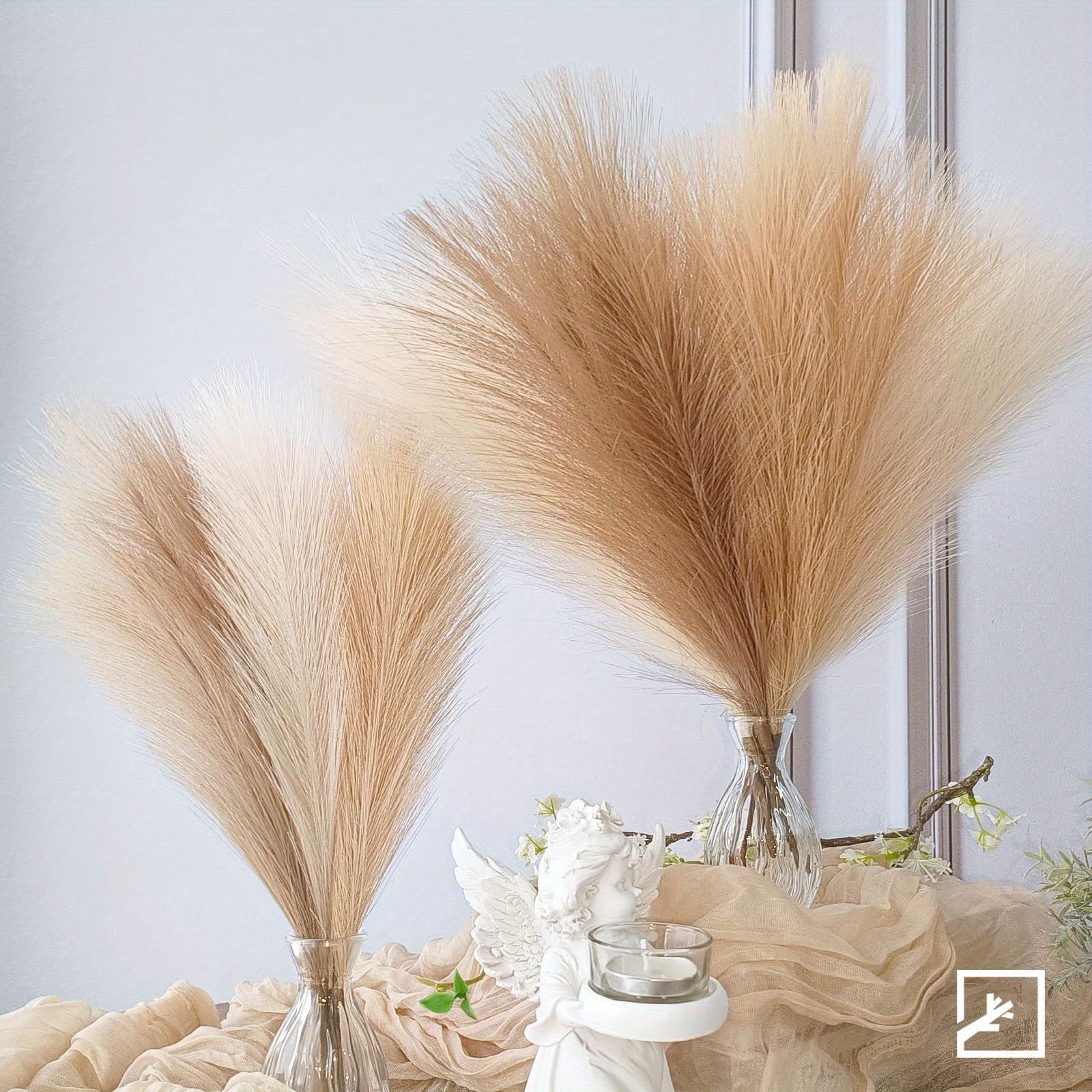 6PCS Artificial Pampas Fake Plant Reed Christmas Decoration Floral Table Arrange Flower Grass Decor 3