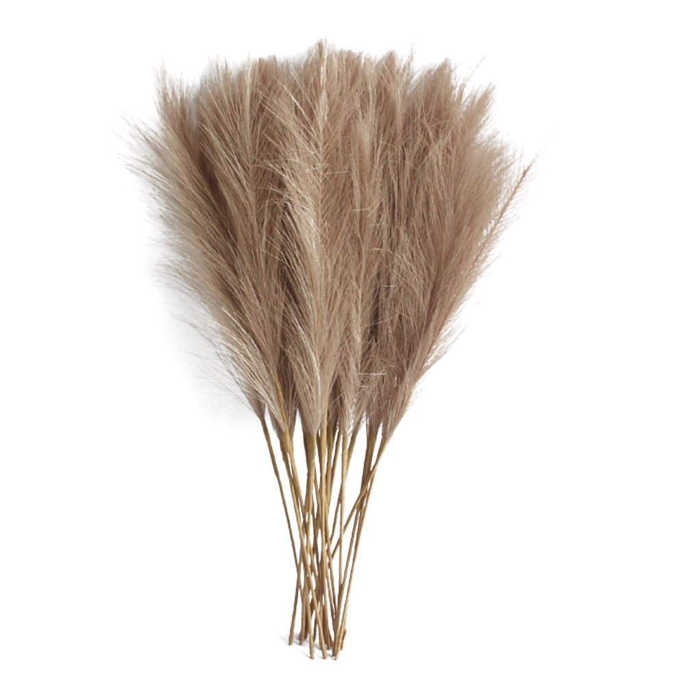 6PCS Artificial Pampas Fake Plant Reed Christmas Decoration Floral Table Arrange Flower Grass Decor 8