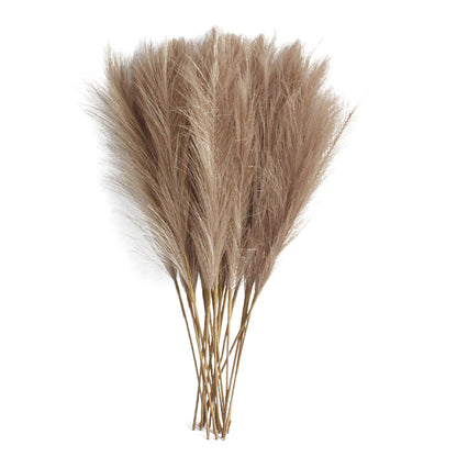 6PCS Artificial Pampas Fake Plant Reed Christmas Decoration Floral Table Arrange Flower Grass Decor 8