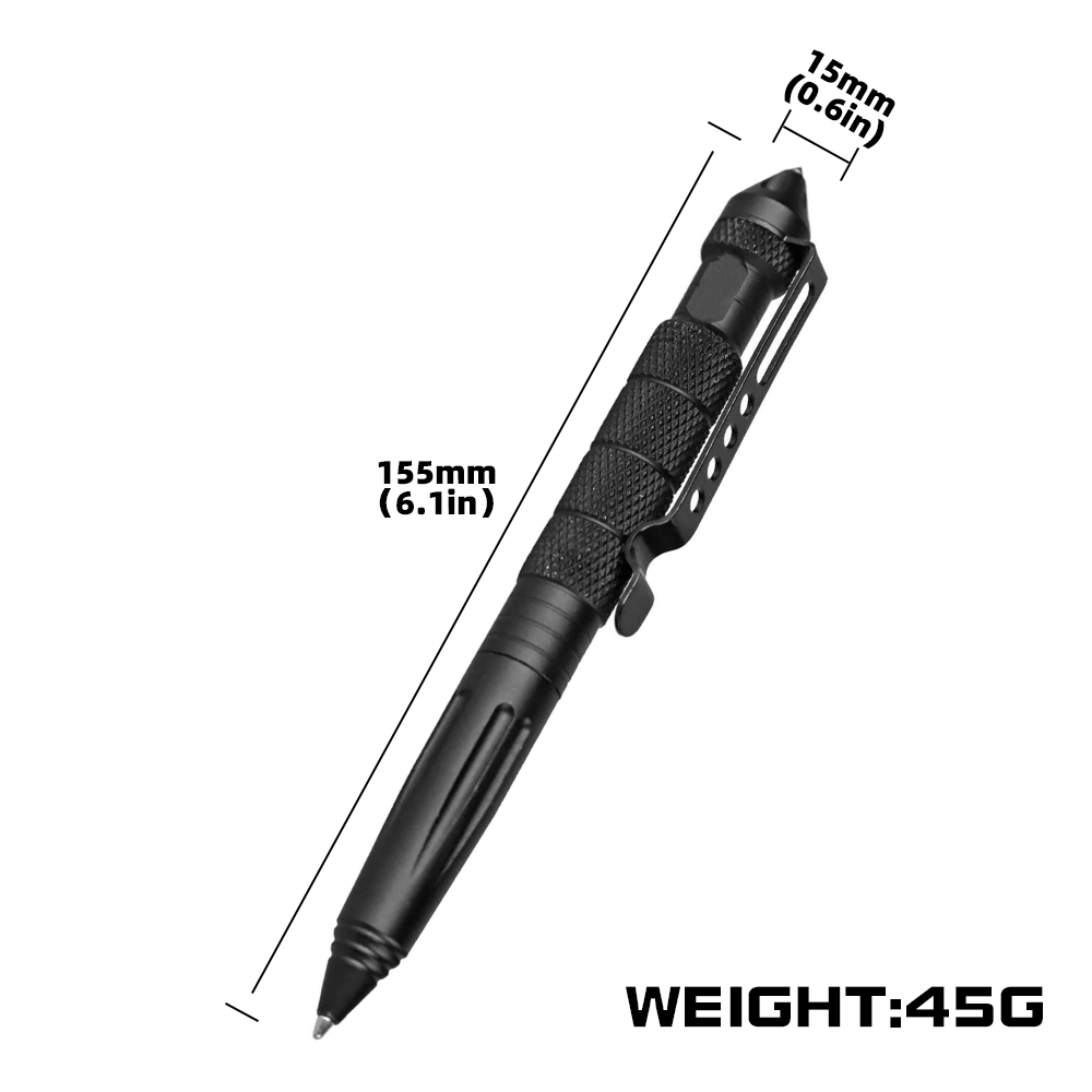 Multi Functional Metal Tactical Pen Anti Skid Grip Emergency Glass Breaker Tool Self Defence Suppli 1