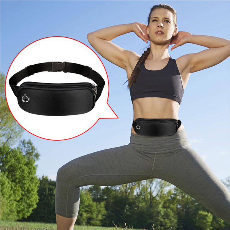 Men Running Waist Bag Phone Black, Sports Fanny Pack Women Belt Bag, Gym Bags, Running Accessories